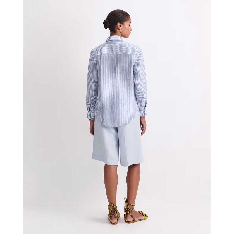 Sportscraft Dahlia Stripe Linen Shirt image number 1